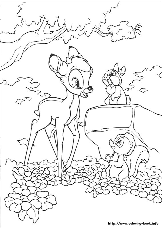 Bambi 2 coloring picture